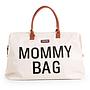 BOLSO MOMMY BAG GRANDE CRUDO/NEGRO